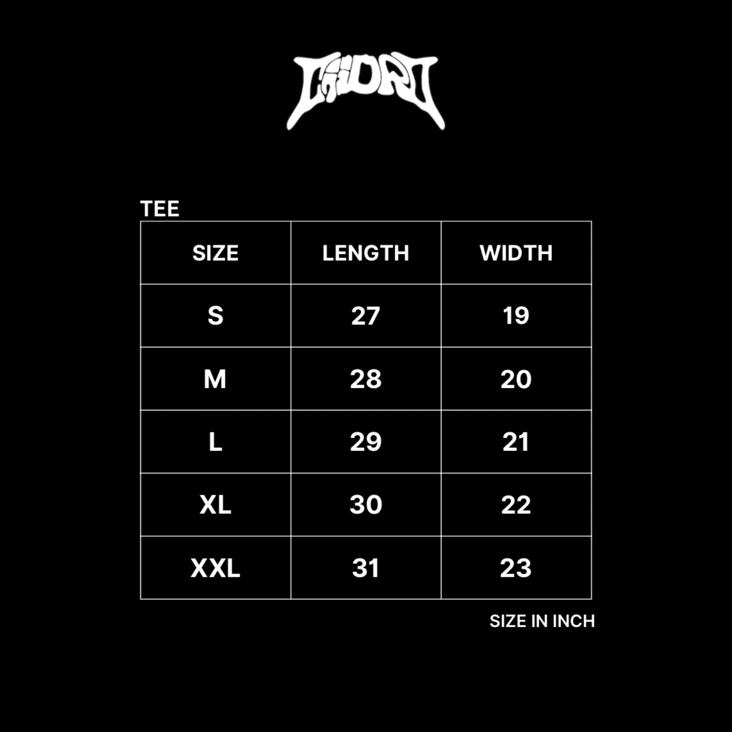 CIIDRO BLACK TEE (SOLD OUT)